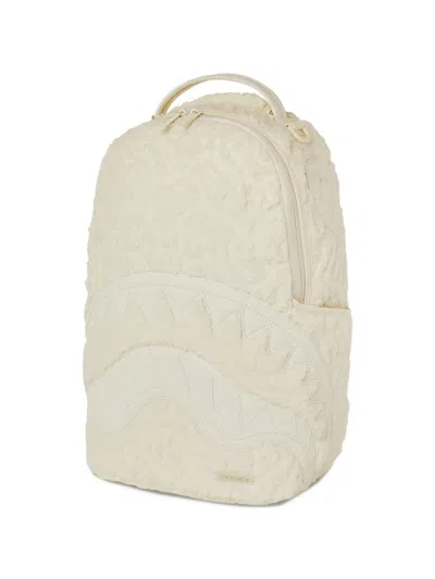 Sprayground Kid Shark-design Backpack In Neutral