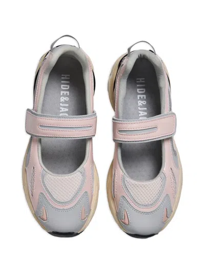 Hide & Jack Touch-strap Sneakers In Multi