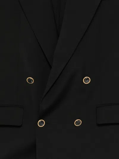 Marsēm Double-breasted Suit In Black