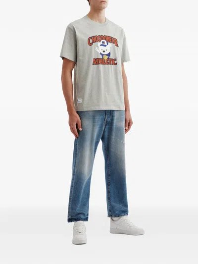 Chocoolate Bear-print T-shirt In Gray
