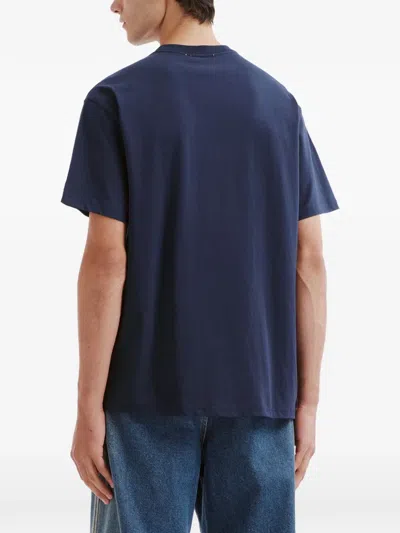Chocoolate Bear-print T-shirt In Blue