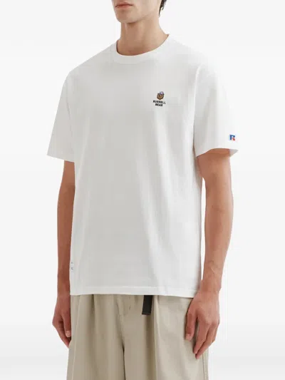Chocoolate Russell Bear T-shirt In White