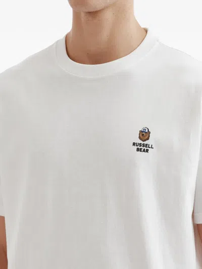 Chocoolate Russell Bear T-shirt In White