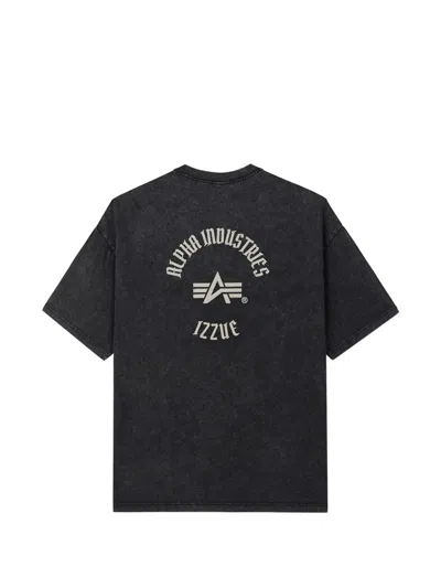 Izzue Logo-print T-shirt In Gray