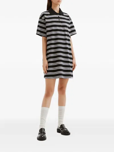 Tout A Coup Striped-pattern Mini Dress In Multi