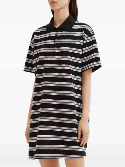 Tout A Coup Striped-pattern Mini Dress In Multi