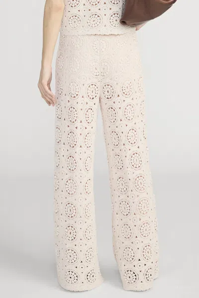 Frame The Crochet Pant In Brown