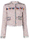 MSGM MSGM TWEED JACKET - MULTICOLOUR,2241MDG02X17413111857974