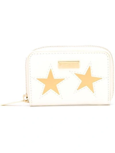 Shop Stella Mccartney Small Stars Wallet In White