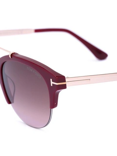 Shop Tom Ford Eyewear Adrenne Sunglasses - Red