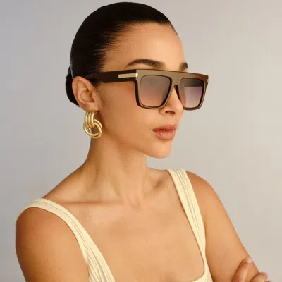 Le Specs Offside + In Brown