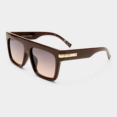 Le Specs Offside + In Brown