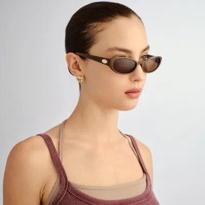 Le Specs Popalicious + In Brown