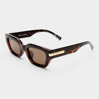 Le Specs Cubito + In Brown