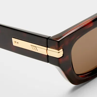 Le Specs Cubito + In Brown