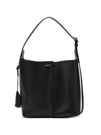 Loewe Medium Bilbao Bucket In Smooth Leather Skin For Woman In Black