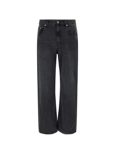 Séfr Sefr Relaxed Fit Worn Wash Jeans For Men In Gray