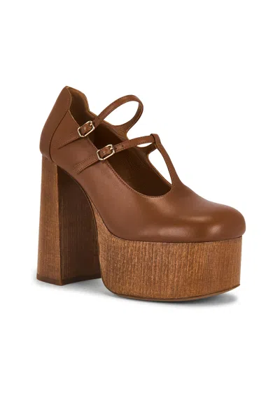 Chloé Loti Platform Heel In Brown