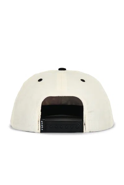 By Parra Error Logo 6 Panel Hat In White