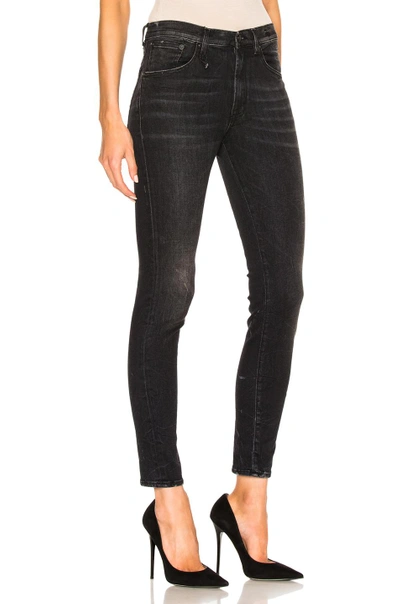 Shop R13 High Rise Skinny In Black Marble