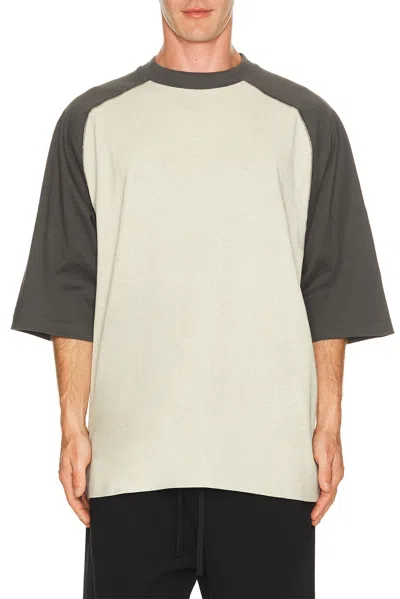 Essentials Signature Baseball Tee In Black