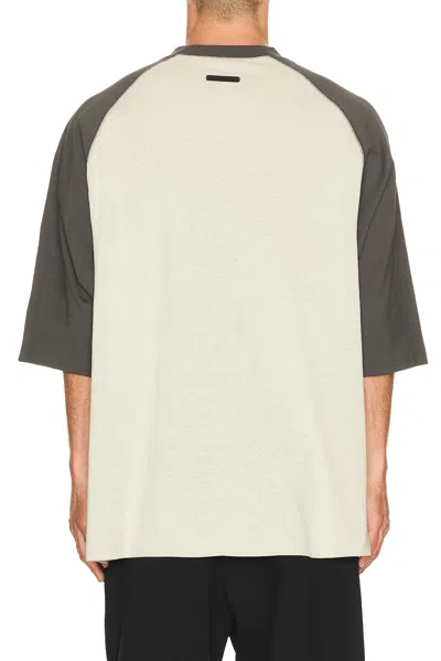 Essentials Signature Baseball Tee In Black