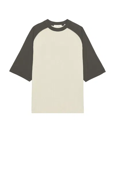 Essentials Signature Baseball Tee In Black
