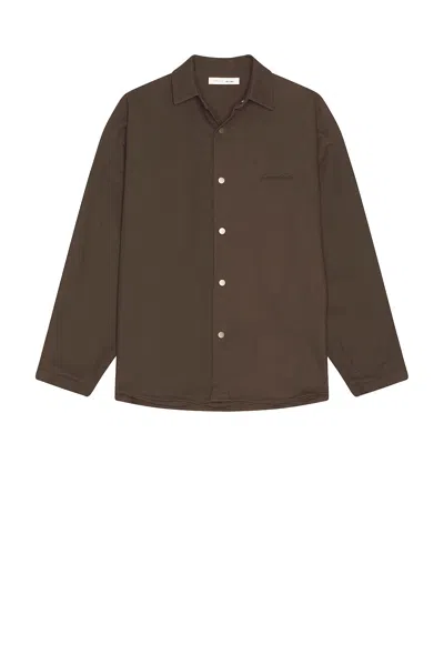 Essentials Overshirt In Brown