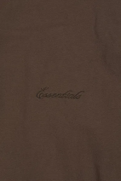 Essentials Overshirt In Brown