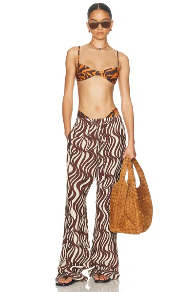 Haight Adjustable Monica Bikini Top In Multi