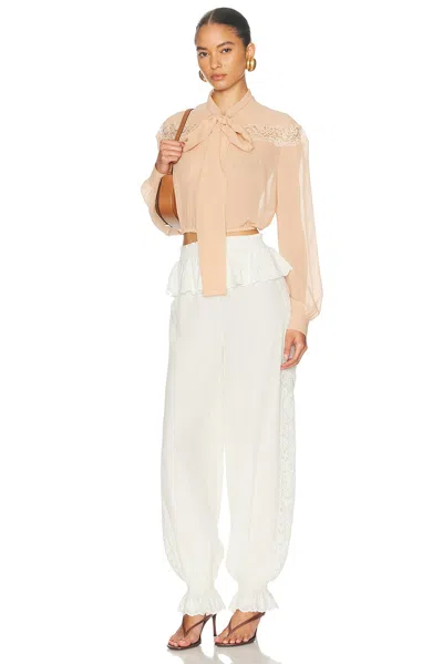 Loveshackfancy Clyra Pants In White