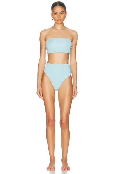 La Porte Robbin Bikini Bottom In Blue