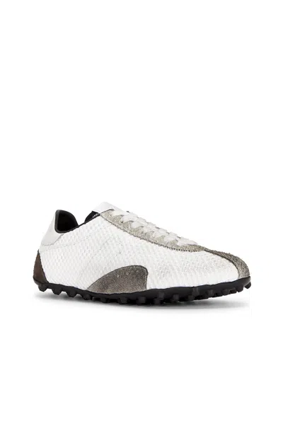 Maison Margiela Timeless Leather Sneakers For Men In White