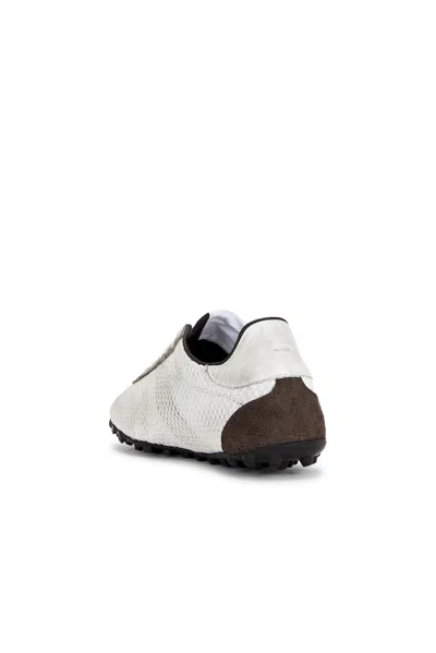 Maison Margiela Timeless Leather Sneakers For Men In White