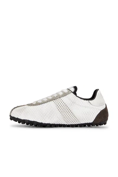 Maison Margiela Timeless Leather Sneakers For Men In White