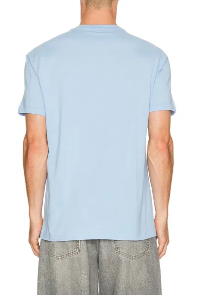 Polo Ralph Lauren Short Sleeve Jersey Knit Novelty Summer Bear Tee In Blue