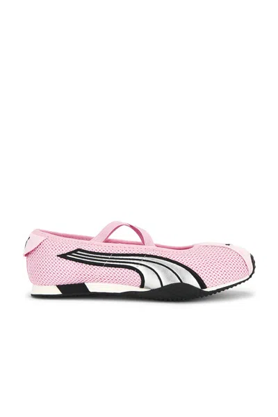 Puma H-street Cross-straps Ballet Sneakers In Pink