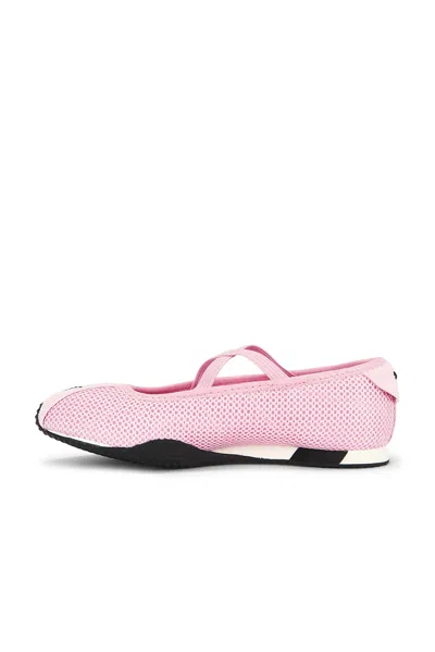 Puma H-street Cross-straps Ballet Sneakers In Pink
