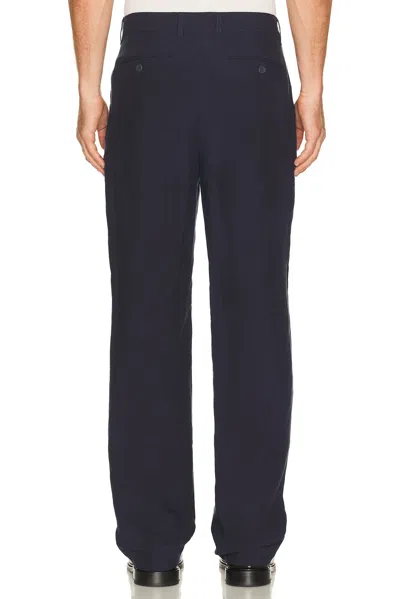 Percival Tailored Linen Trousers In Gray