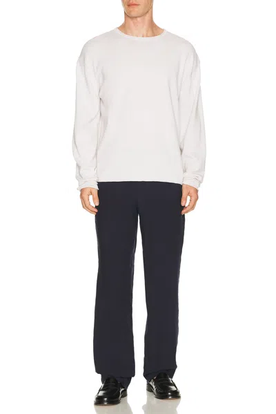 Percival Tailored Linen Trousers In Gray