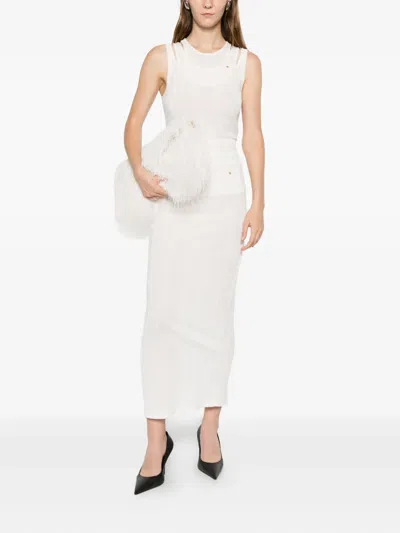 Viktor & Rolf 트리플 레이어 미디 스커트 In White