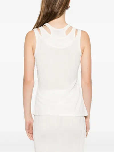 Viktor & Rolf 트리플 레이어 탱크 탑 In White