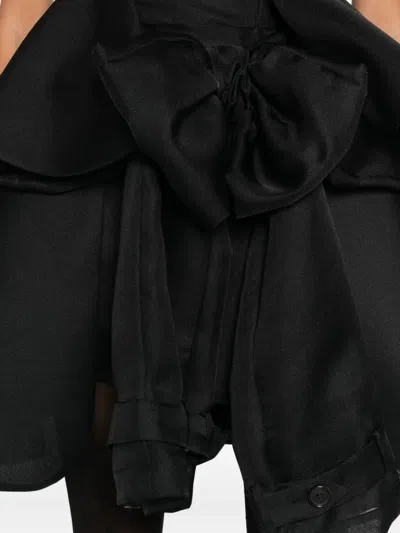 Viktor & Rolf 보우 드레이프 칵테일 드레스 In Black