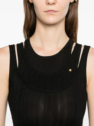 Viktor & Rolf 트리플 레이어 탱크 드레스 In Black