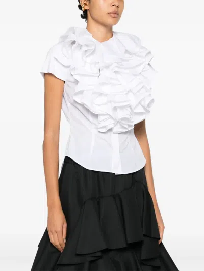 Viktor & Rolf 자보 셔츠 In White