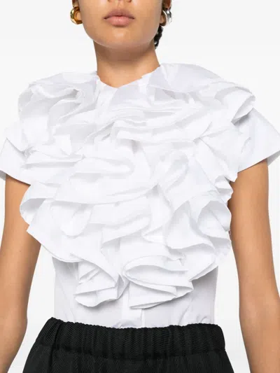 Viktor & Rolf 자보 셔츠 In White
