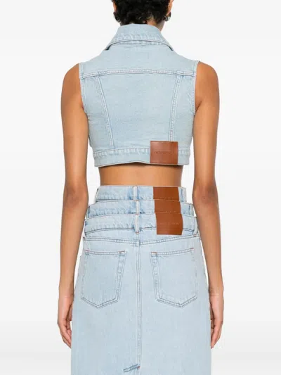 Viktor & Rolf 타이 디테일 베스트 In Blue