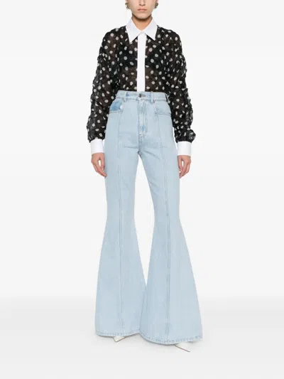 Viktor & Rolf 벨트 루프 진 In Blue