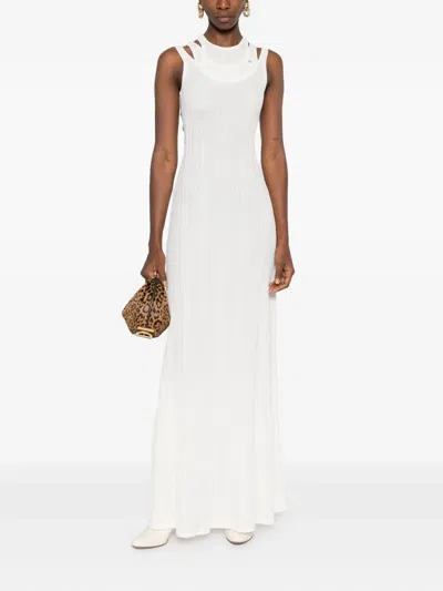 Viktor & Rolf 트리플 레이어 맥시 드레스 In White
