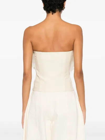 Viktor & Rolf 러플 탑 In Neutral